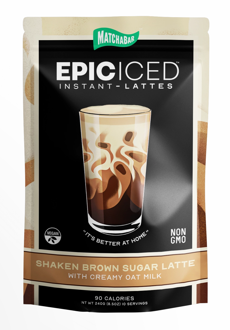 Pack of Shaken Brown Sugar instant iced latte
